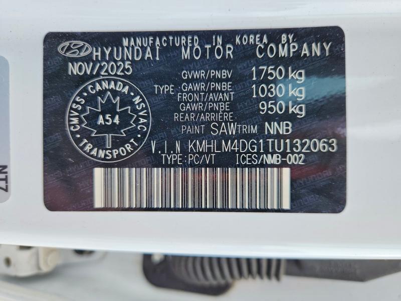 Aukcja sprzedaży 2026 Hyundai Elantra, vin: KMHLM4DG1TU132063, numer aukcji: 55589616