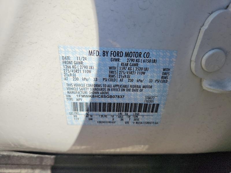 Продаж на аукціоні авто 2025 Ford Explorer, vin: 1FMWK8HC8SGB07837, номер лоту: 53038336