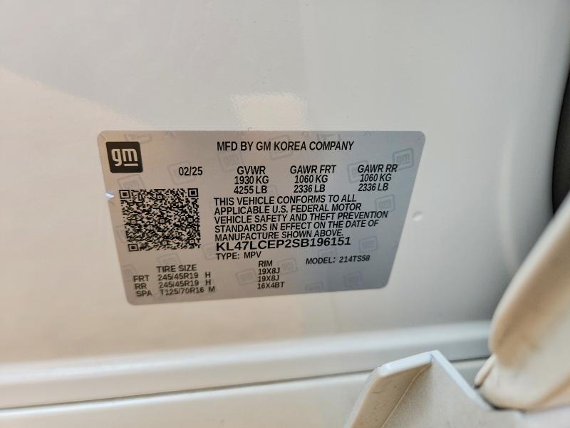 Продажа на аукционе авто 2025 Buick Envista, vin: KL47LCEP2SB196151, номер лота: 54618406