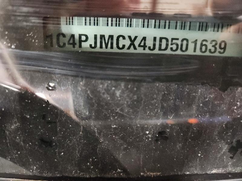 2018 Jeep Cherokee მანქანა იყიდება აუქციონზე, vin: 1C4PJMCX4JD501639, აუქციონის ნომერი: 52383566