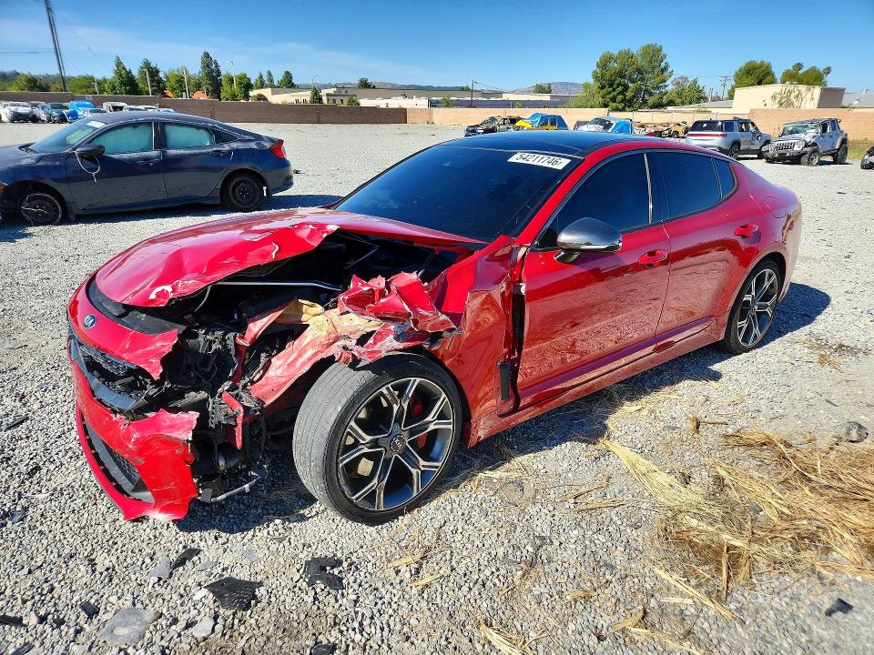 54211746 :رقم المزاد ، KNAE55LC9J6028658 vin ، 2018 Kia Stinger مزاد بيع