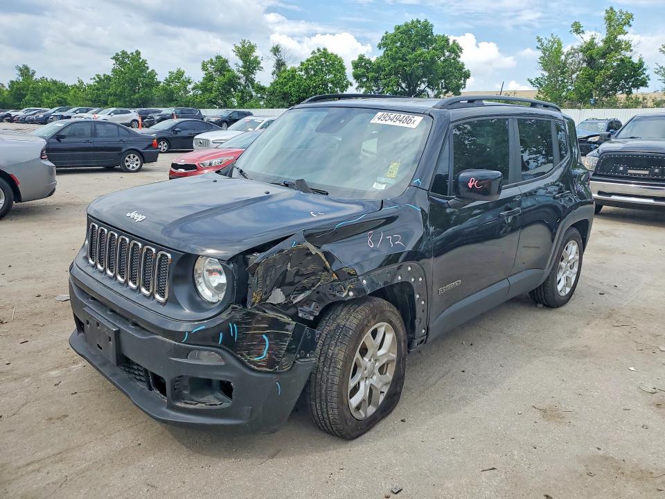 Продажа на аукционе авто 2018 Jeep Renegade, vin: ZACCJABB2JPJ56287, номер лота: 49549486