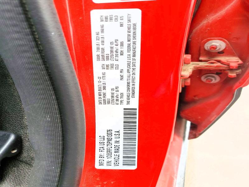 Продажа на аукционе авто 2023 Ram 1500, vin: 1C6SRFLT5PN513076, номер лота: 52437626