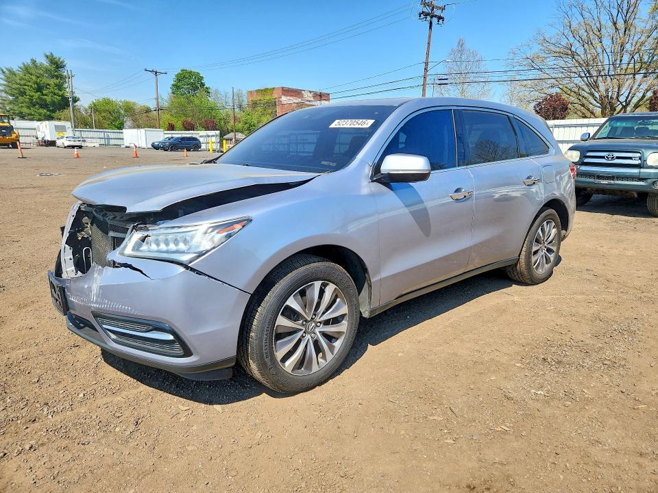 52370546 :رقم المزاد ، 5FRYD4H49GB039136 vin ، 2016 Acura Mdx مزاد بيع