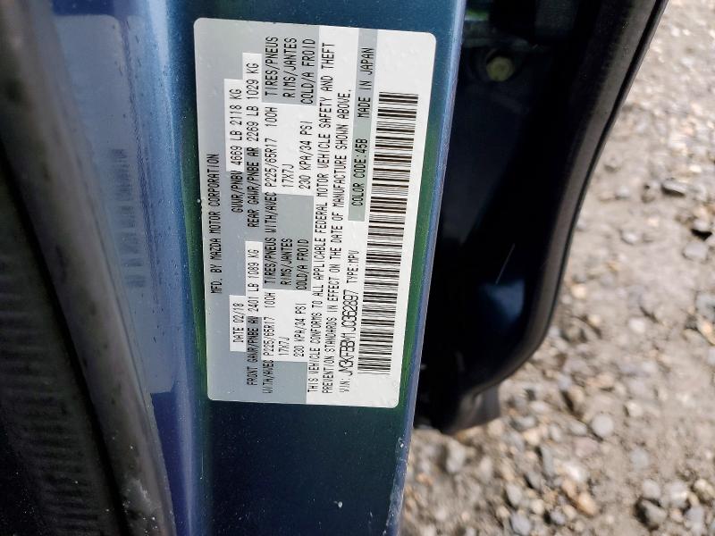 53992336 :رقم المزاد ، JM3KFBBM1J0362897 vin ، 2018 Mazda Cx-5 مزاد بيع