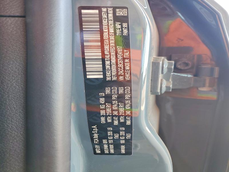 2017 Jeep Renegade მანქანა იყიდება აუქციონზე, vin: ZACCJBCB7HPE41617, აუქციონის ნომერი: 54085696