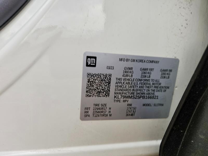 Продажа на аукционе авто 2023 Chevrolet Trailblazer, vin: KL79MMS25PB166821, номер лота: 52183286