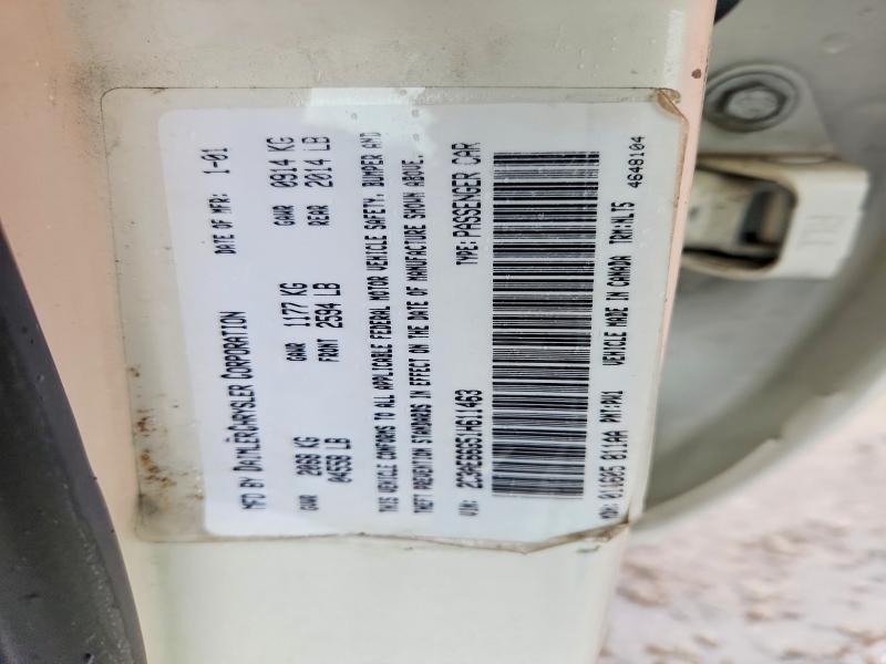 Продаж на аукціоні авто 2001 Chrysler 300m, vin: 2C3AE66G51H611463, номер лоту: 54514716