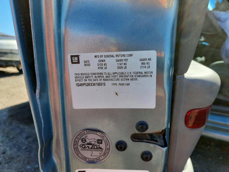 Auction sale of the 2003 Buick Lesabre, vin: 1G4HP52KX34196919, lot number: 53532946