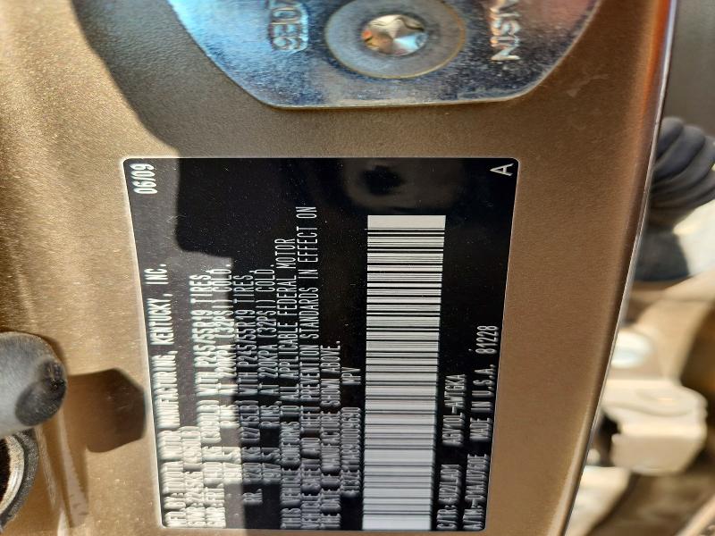 53044986 :رقم المزاد ، 4T3ZE11A89U009690 vin ، 2009 Toyota Venza مزاد بيع