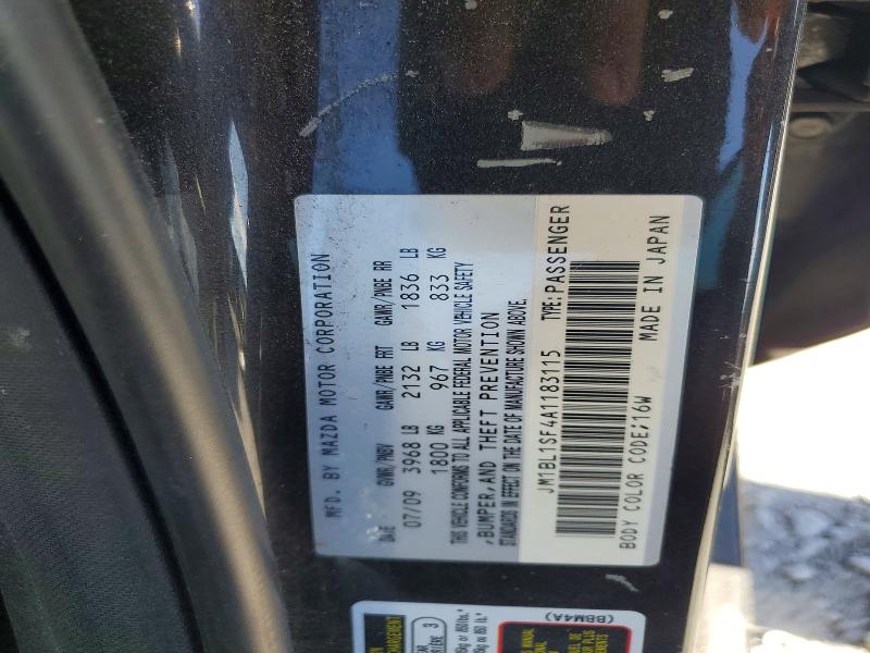 Продаж на аукціоні авто 2010 Mazda 3, vin: JM1BL1SF4A1183115, номер лоту: 52825826