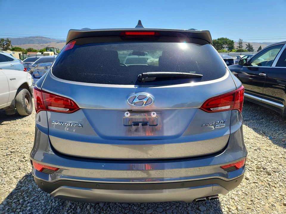 53662296 :رقم المزاد ، 5XYZW4LA2HG407888 vin ، 2017 Hyundai Santa Fe Sport مزاد بيع