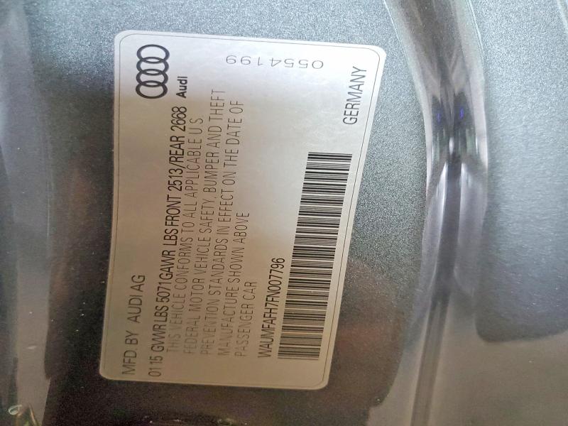Продаж на аукціоні авто 2015 Audi A5, vin: WAUMFAFH7FN007796, номер лоту: 52057006