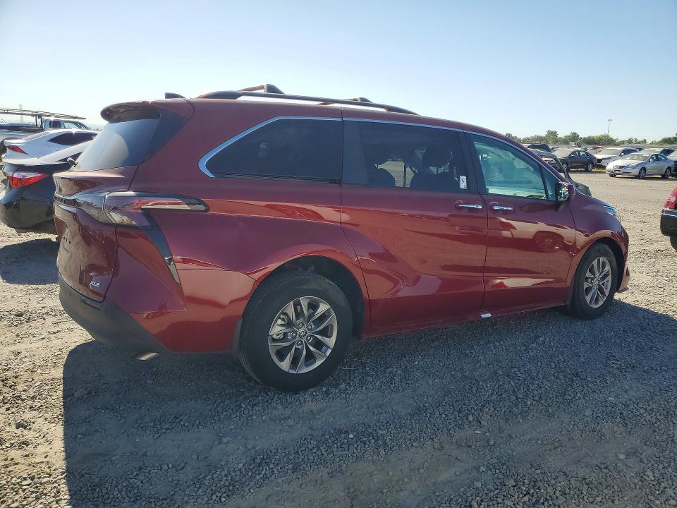 2025 Toyota Sienna მანქანა იყიდება აუქციონზე, vin: 5TDJRKEC3SS228681, აუქციონის ნომერი: 54173306