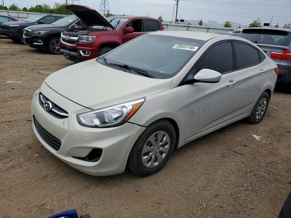 2017 Hyundai Accent მანქანა იყიდება აუქციონზე, vin: KMHCT4AE0HU233608, აუქციონის ნომერი: 53045146