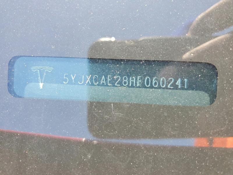 Продажа на аукционе авто 2017 Tesla Model X, vin: 5YJXCAE28HF060241, номер лота: 53629026