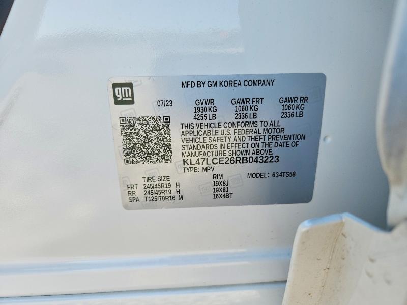 Aukcja sprzedaży 2024 Buick Envista, vin: KL47LCE26RB043223, numer aukcji: 53804546
