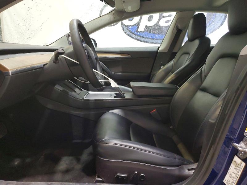 2022 Tesla Model 3 მანქანა იყიდება აუქციონზე, vin: 5YJ3E1EA3NF369515, აუქციონის ნომერი: 55600346