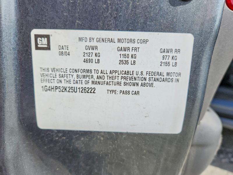 Продаж на аукціоні авто 2005 Buick Lesabre, vin: 1G4HP52K25U126222, номер лоту: 54432366
