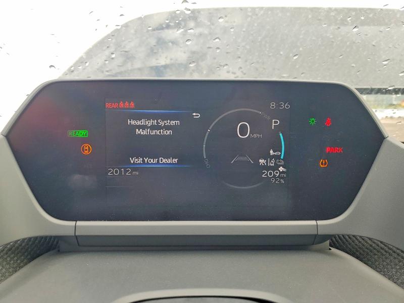 2023 Toyota Bz4x მანქანა იყიდება აუქციონზე, vin: JTMABACA8PA041649, აუქციონის ნომერი: 53838576