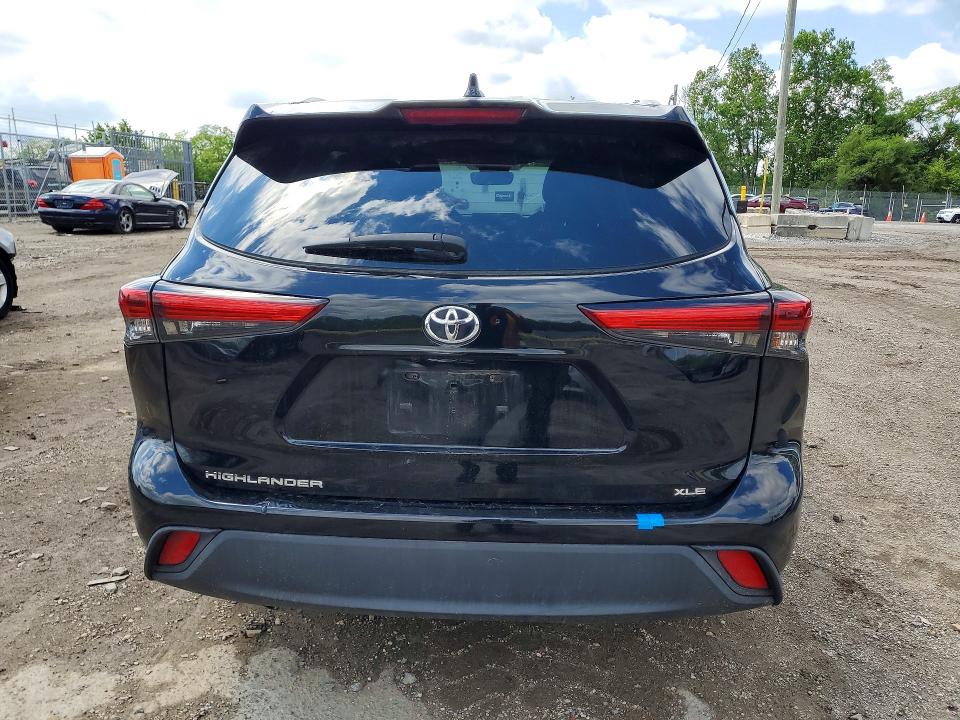 53578916 :رقم المزاد ، 5TDGZRAH6MS066326 vin ، 2021 Toyota Highlander مزاد بيع