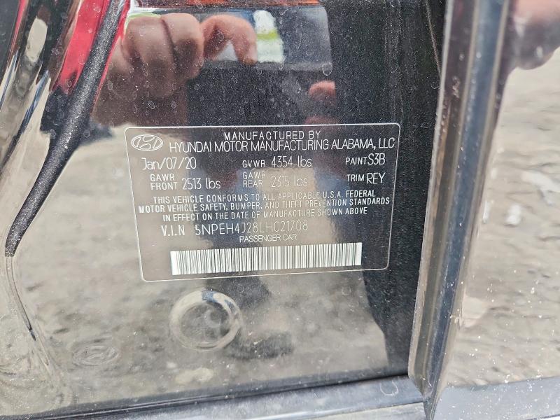 Продаж на аукціоні авто 2020 Hyundai Sonata, vin: 5NPEH4J28LH021708, номер лоту: 53189286