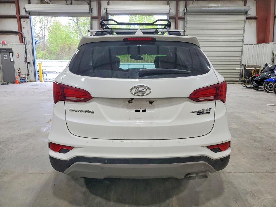 53343706 :رقم المزاد ، 5XYZWDLA8HG385833 vin ، 2017 Hyundai Santa Fe Sport مزاد بيع