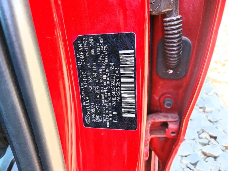 2021 Hyundai Elantra მანქანა იყიდება აუქციონზე, vin: KMHLS4AG6MU211854, აუქციონის ნომერი: 55203886