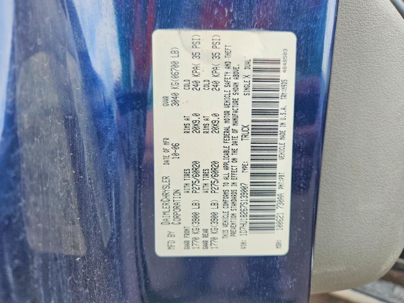 2007 Dodge Ram 1500 მანქანა იყიდება აუქციონზე, vin: 1D7HU18267S139007, აუქციონის ნომერი: 53131846
