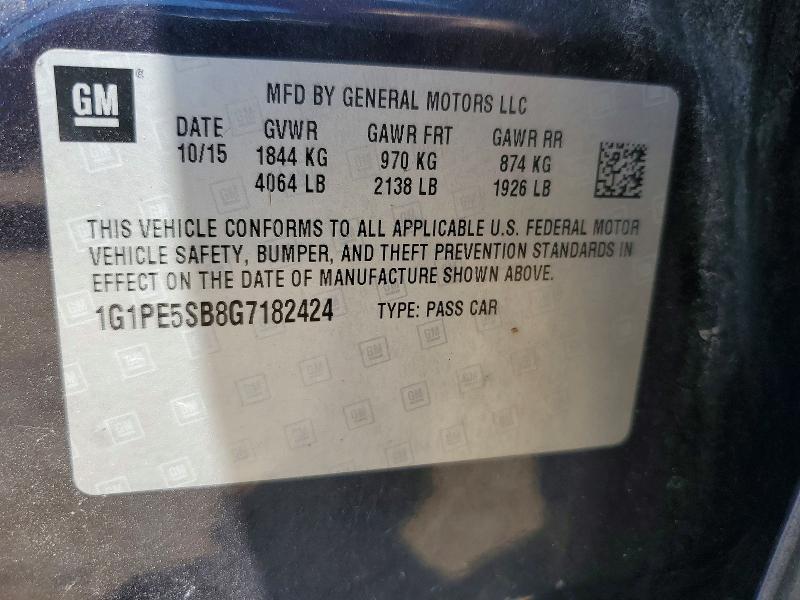 Продаж на аукціоні авто 2016 Chevrolet Cruze Limited, vin: 1G1PE5SB8G7182424, номер лоту: 55311126
