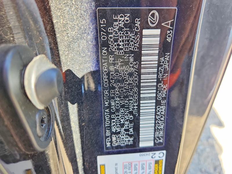 Aukcja sprzedaży 2015 Lexus Rc, vin: JTHHE5BC8F5009743, numer aukcji: 51863946
