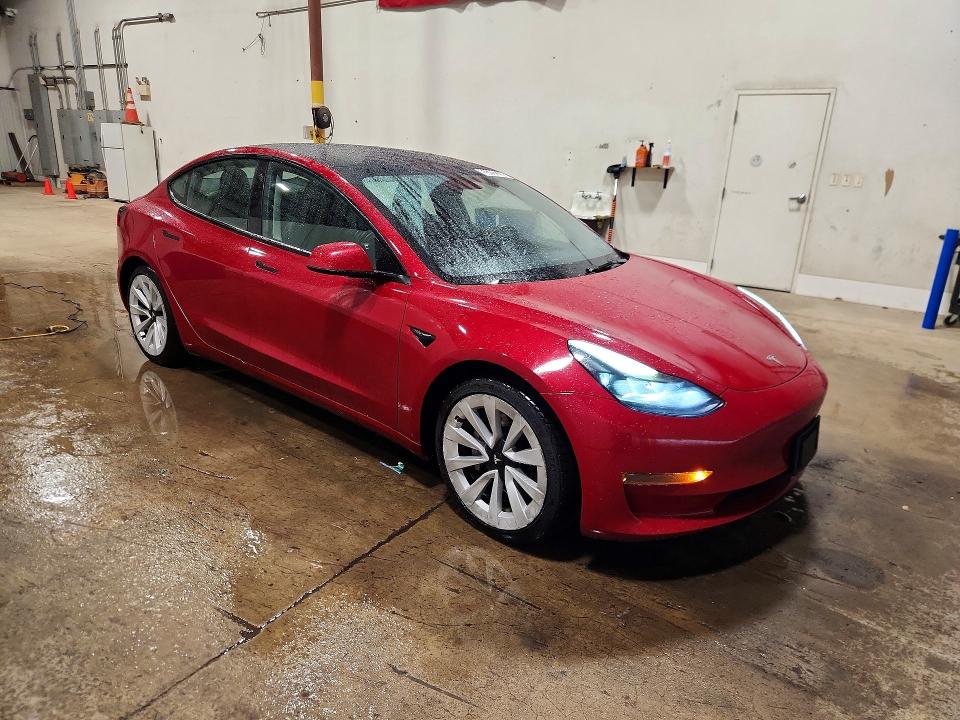 53782236 :رقم المزاد ، 5YJ3E1EA4NF288765 vin ، 2022 Tesla Model 3 مزاد بيع