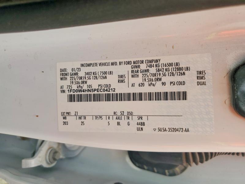 2023 Ford F450 მანქანა იყიდება აუქციონზე, vin: 1FD0W4HN5PEC04212, აუქციონის ნომერი: 54329826