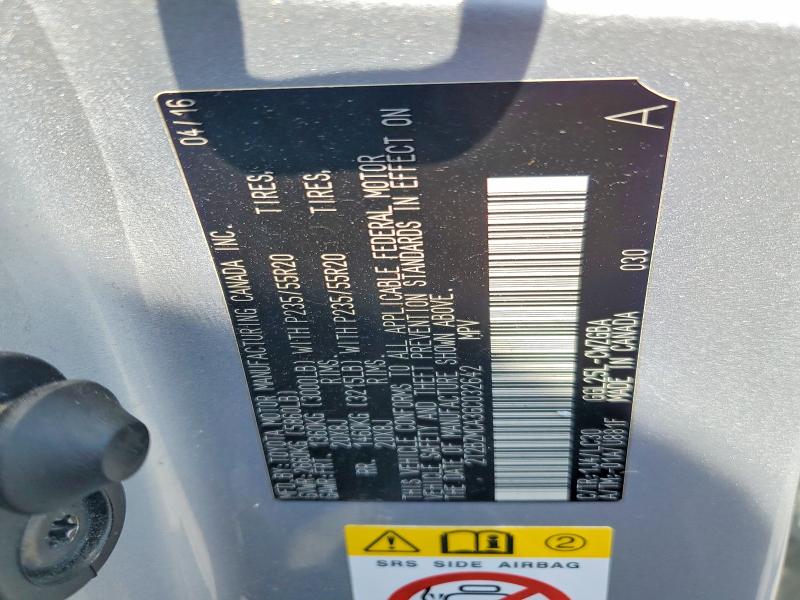 Продажа на аукционе авто 2016 Lexus Rx 350, vin: 2T2BZMCA3GC032642, номер лота: 53104996