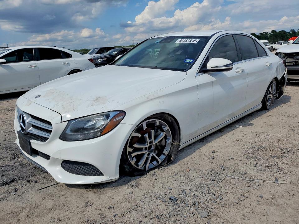 54684616 :رقم المزاد ، 55SWF4JB2GU154185 vin ، 2016 Mercedes-benz C مزاد بيع