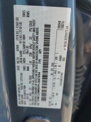 Продажа на аукционе авто 2024 Ford Escape, vin: 1FMCU0MN0RUB47654, номер лота: 52666766