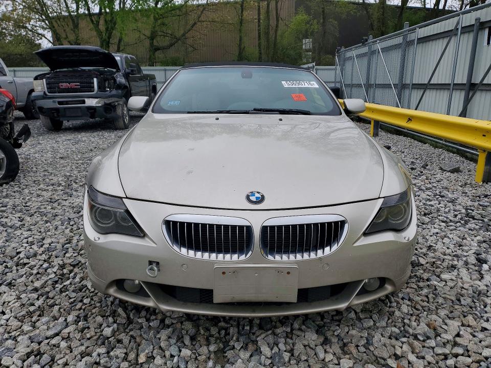 Продаж на аукціоні авто 2005 Bmw 645, vin: WBAEK73475B260850, номер лоту: 53690716