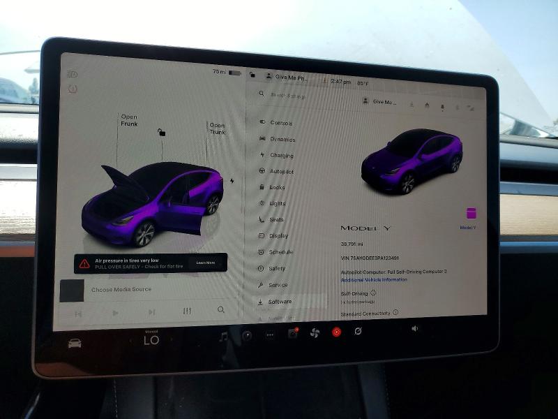 Продаж на аукціоні авто 2023 Tesla Model Y, vin: 7SAYGDEE3PA123491, номер лоту: 52927586