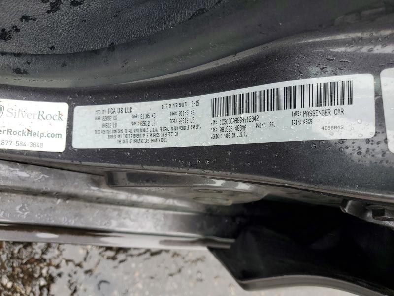Продаж на аукціоні авто 2016 Chrysler 200, vin: 1C3CCCAB8GN112942, номер лоту: 55007726