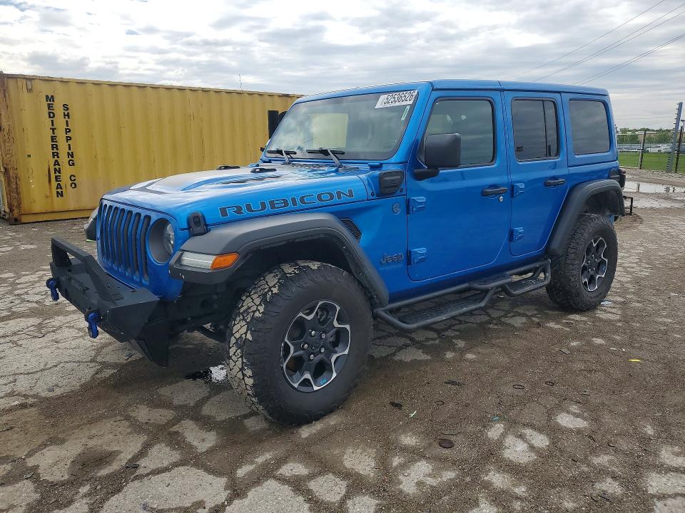 52536526 :رقم المزاد ، 1C4JJXR66NW231488 vin ، 2022 Jeep Wrangler Unlimited مزاد بيع