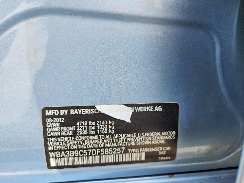 Продаж на аукціоні авто 2013 Bmw 335, vin: WBA3B9C57DF585257, номер лоту: 52202036