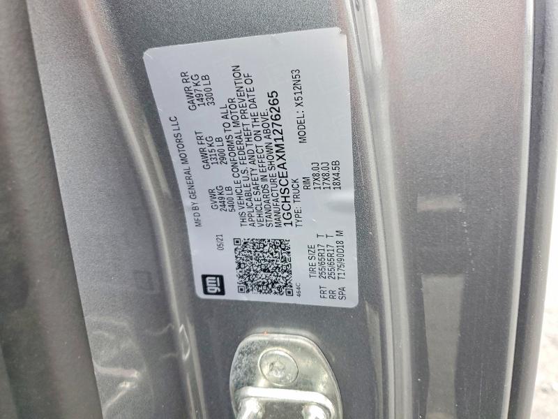 Aukcja sprzedaży 2021 Chevrolet Colorado, vin: 1GCHSCEAXM1276265, numer aukcji: 54326006
