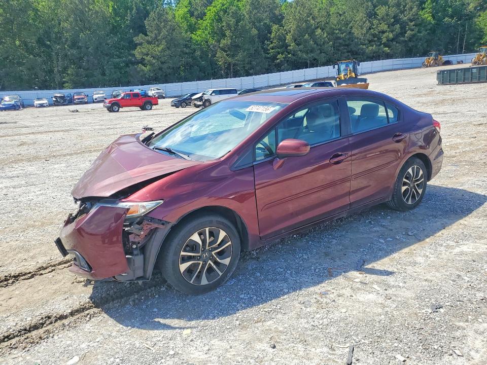 52747156 :رقم المزاد ، 19XFB2F82FE037130 vin ، 2015 Honda Civic مزاد بيع