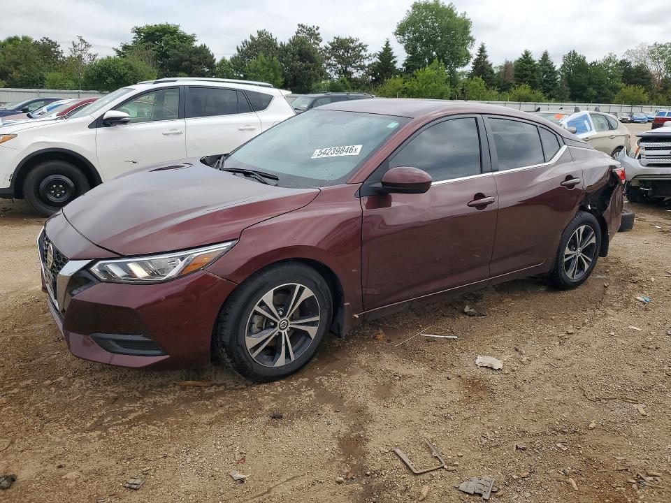 54239846 :رقم المزاد ، 3N1AB8CVXNY304344 vin ، 2022 Nissan Sentra مزاد بيع