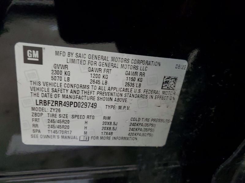 Продаж на аукціоні авто 2023 Buick Envision, vin: LRBFZRR49PD029749, номер лоту: 51706476