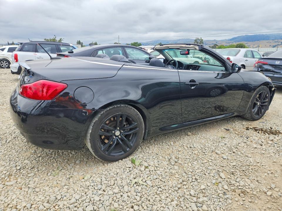 52407536 :رقم المزاد ، JN1CV6FE3AM350465 vin ، 2010 Infiniti G37 Convertible مزاد بيع