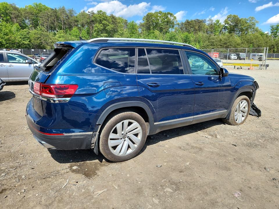 2021 Volkswagen Atlas მანქანა იყიდება აუქციონზე, vin: 1V2BP2CA5MC512537, აუქციონის ნომერი: 52645166