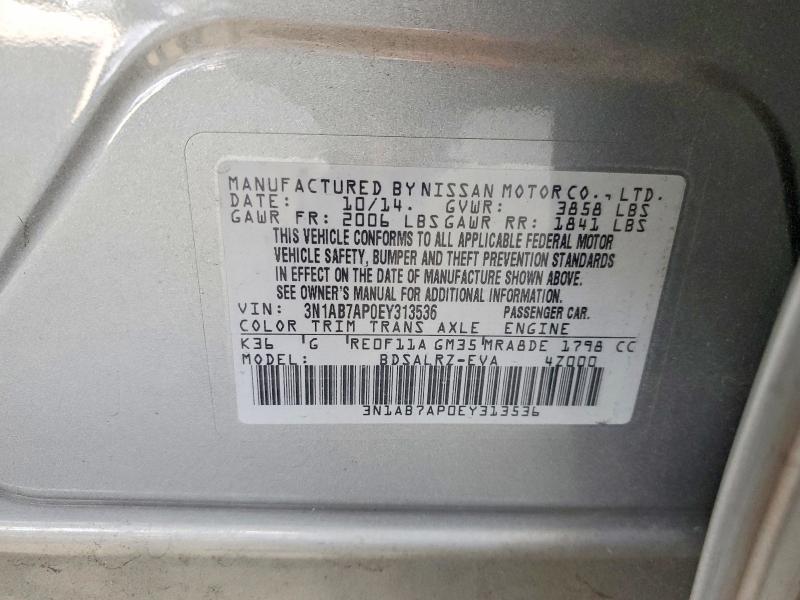 Aukcja sprzedaży 2014 Nissan Sentra, vin: 3N1AB7AP0EY313536, numer aukcji: 52903056