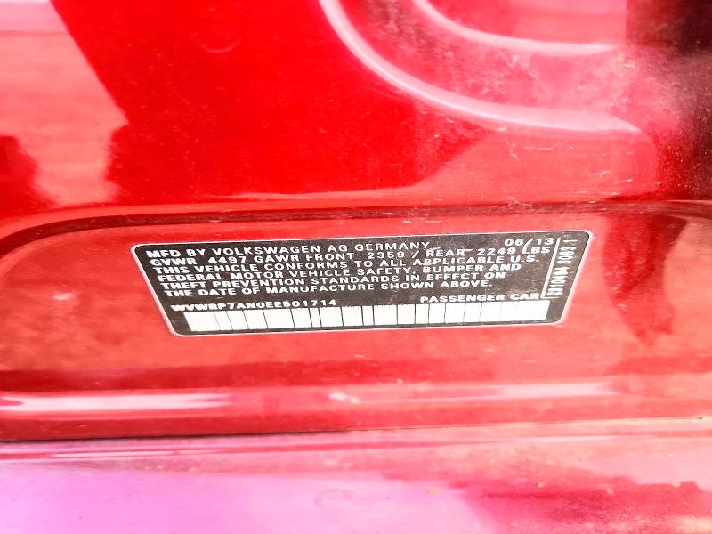 2014 Volkswagen Cc მანქანა იყიდება აუქციონზე, vin: WVWRP7AN0EE501714, აუქციონის ნომერი: 54206666