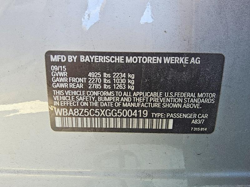 Продажа на аукционе авто 2016 Bmw 328, vin: WBA8Z5C5XGG500419, номер лота: 52408186